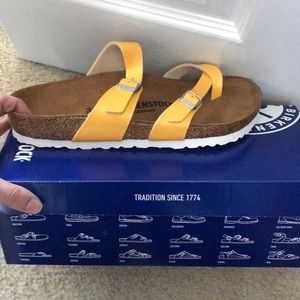 Yellow Birkenstock